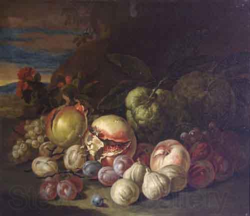 Jakob Bogdani Grapes and Peaches